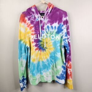 Spiritual Gangster X Peloton Unisex Tie Dye Long Sleeve Pullover Hoodie Large